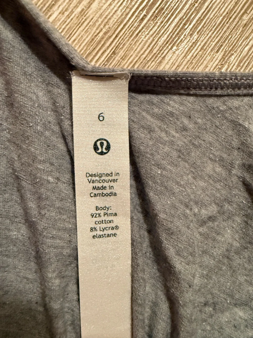 lululemon athletica Heather Gray Spaghetti-Strap Cami